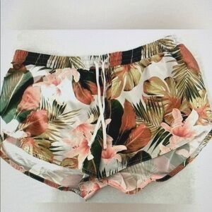 Floral Athletic Shorts for Women